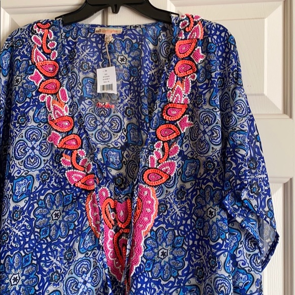 Rise & Bloom Beaded Tassel Swimsuit Coverup - Picture 2 of 7